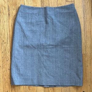 Vintage Pinstripe Pencil Skirt - Size 6